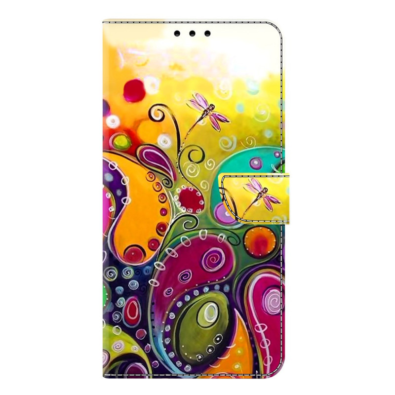 Housse Moto G55 5G Fleurs Colorées