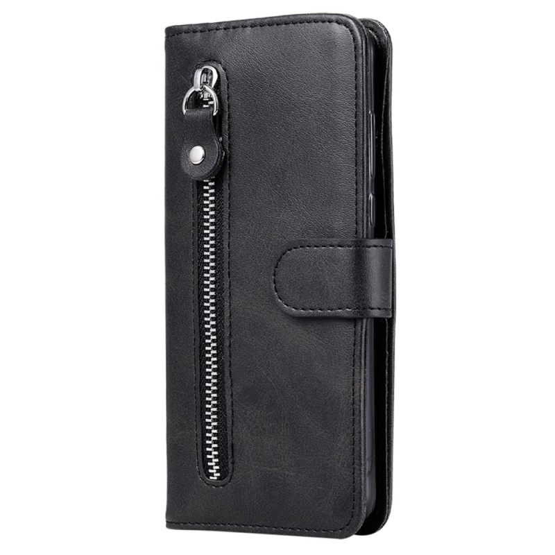 Housse Moto G55 5G Portefeuille Zippé