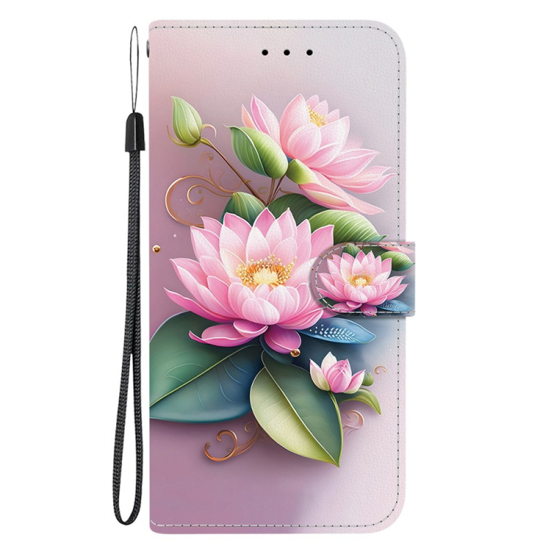 Housse Moto G35 5G Motif Lotus