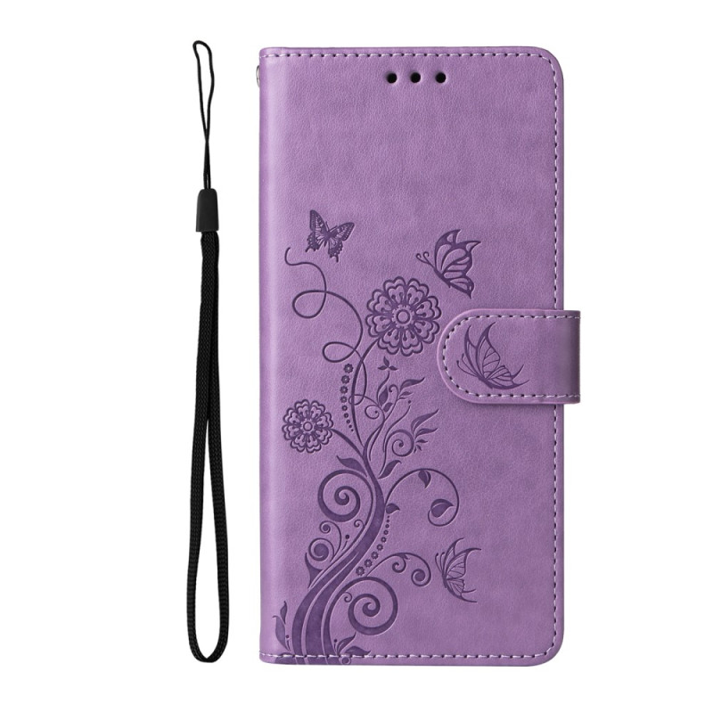 Housse iPhone 16E Simili Cuir Floral