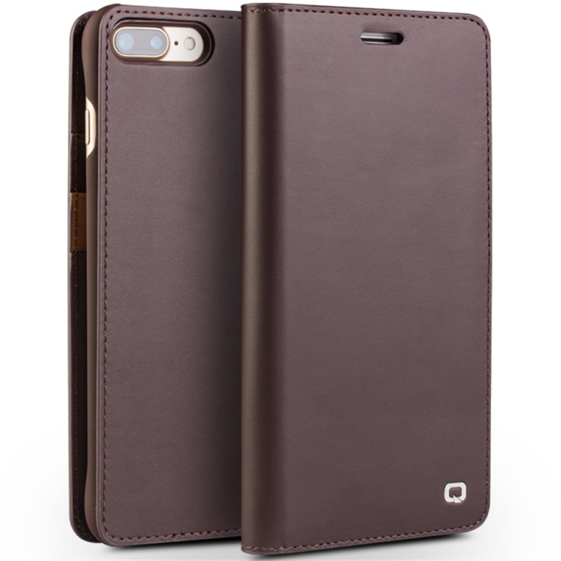 Flip Cover iPhone 16E Cuir Véritable Premium