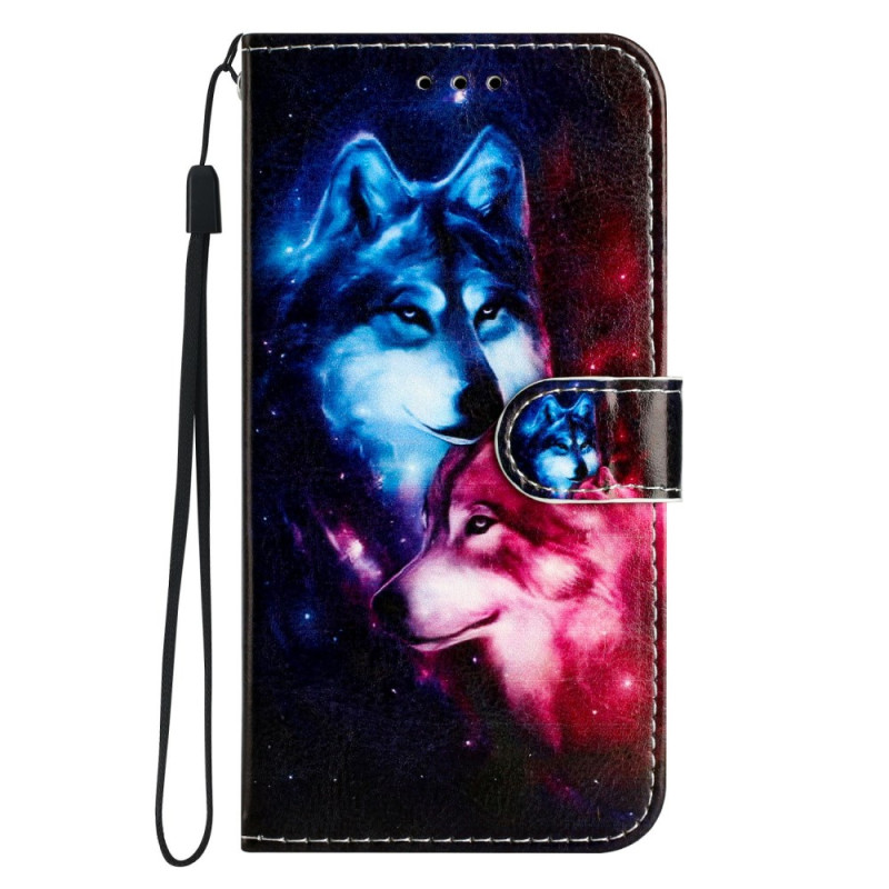 Housse iPhone 16E Couple de Loups