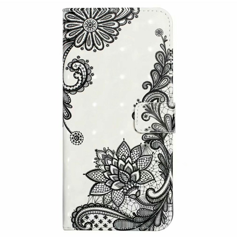 Housse iPhone 16E Fleurs en Dentelle