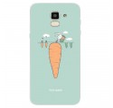 Coque Samsung Galaxy J6 Lapin au Jardin