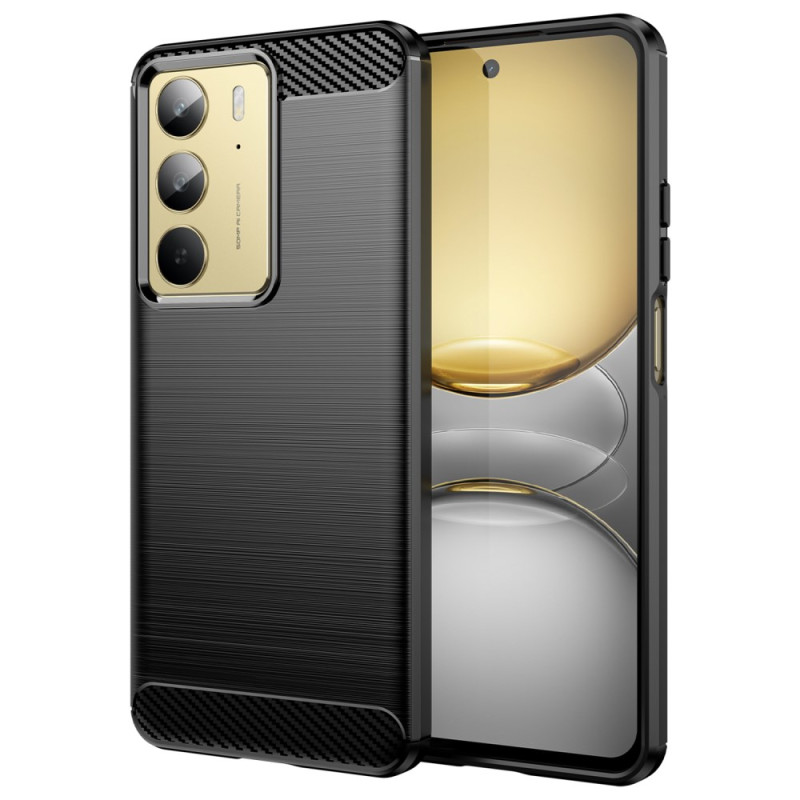 Coque Realme C75 Fibre Carbone Brossée