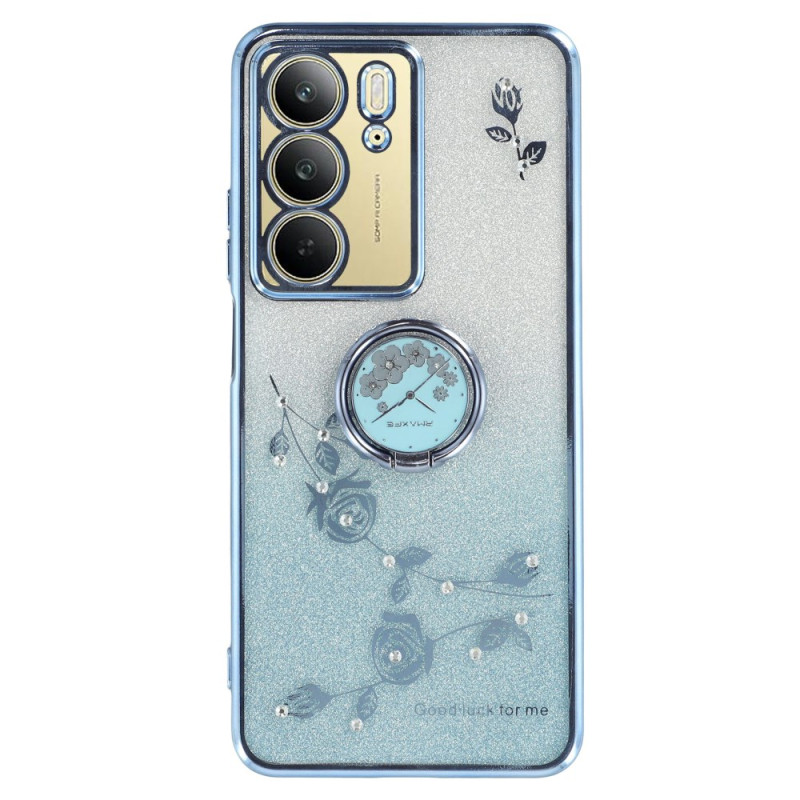 Coque Realme C75 Anneau-Support Strass KADEM