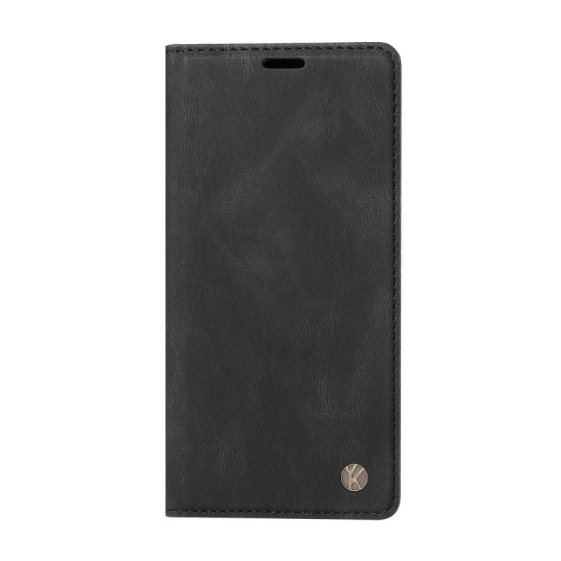 Flip Cover Xiaomi Redmi Note 14 4G Effet Daim Tanné YKATU