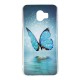 Coque Samsung Galaxy J6 Papillon Bleu Fluorescente