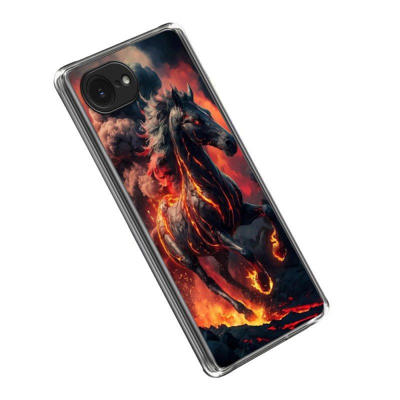 Coque iPhone 16E Cheval de Feu