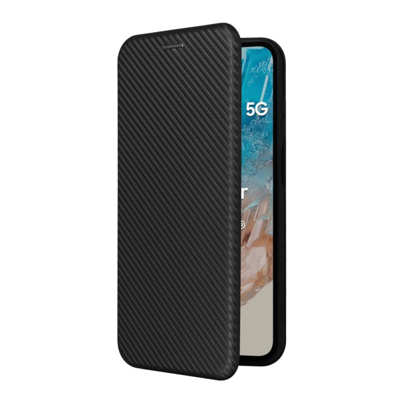 Flip Cover Samsung Galaxy M35 5G Fibre Carbone