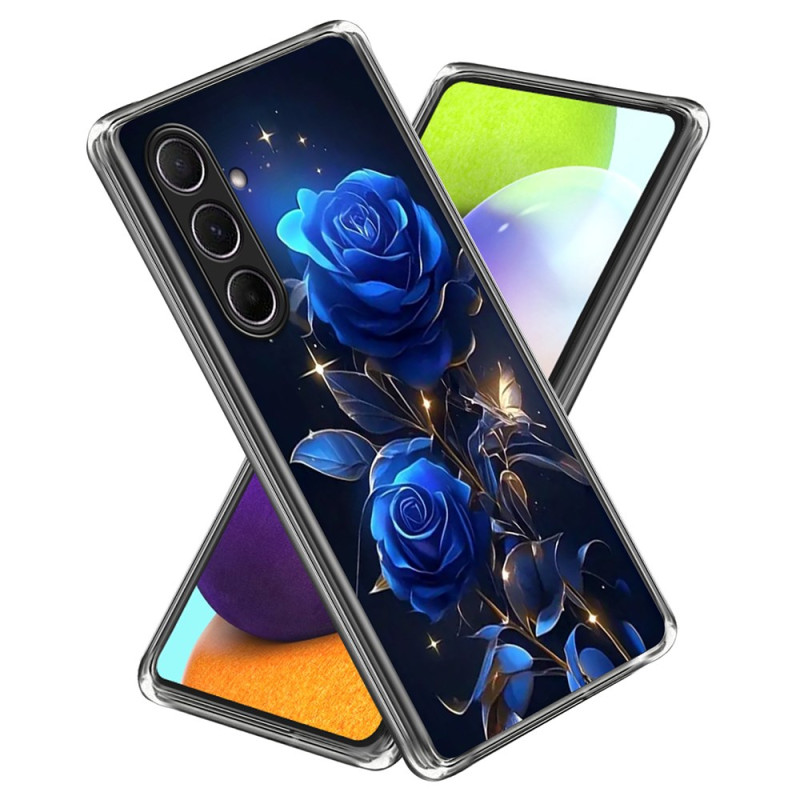 Coque Samsung Galaxy A56 5G Roses Bleues