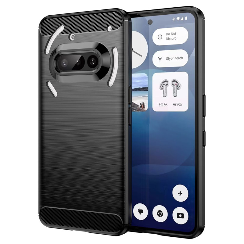 Coque Nothing Phone (3a) Fibre Carbone Brossée