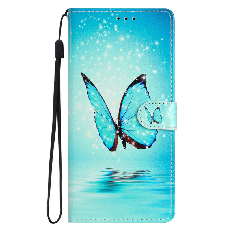 Housse Honor Magic 7 Pro 5G Papillon Bleu sur l'Eau