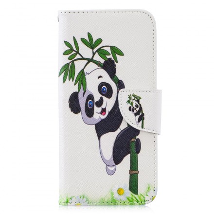 Housse Honor 10 Lite / Huawei P Smart 2019 Panda Sur Le Bambou