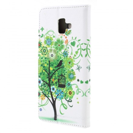 Housse Samsung Galaxy J6 Plus Arbre Fleuri