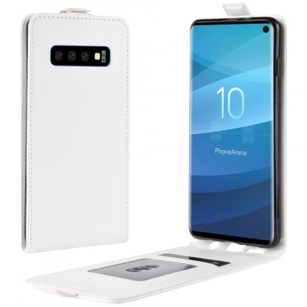 Housse Samsung Galaxy S10 Rabattable Effet Cuir