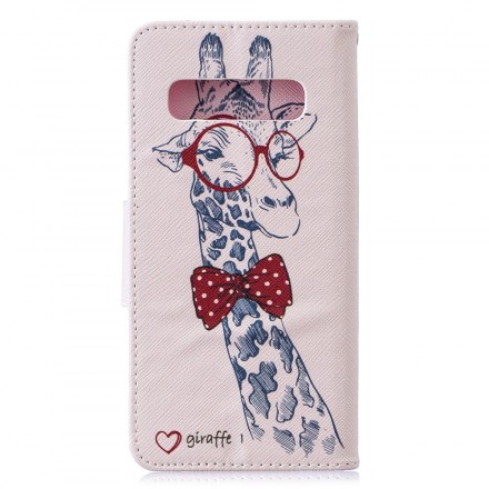 Housse Samsung Galaxy S10 Girafe Intello