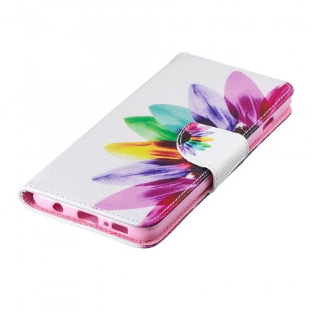 Housse Samsung Galaxy S10 Fleur Aquarelle