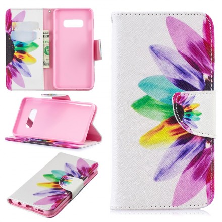 Housse Samsung Galaxy S10 Lite Fleur Aquarelle