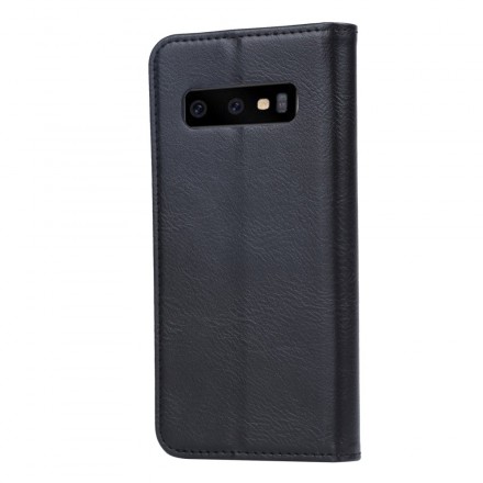 Flip Cover Samsung Galaxy S10 Simili Cuir Porte-Cartes