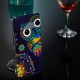 Coque Samsung Galaxy S10 Lite Hibou Mandala Fluorescente