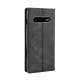 Flip Cover Samsung Galaxy S10 Plus Effet Cuir Vintage Stylisé