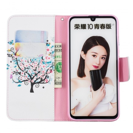 Housse Honor 10 Lite / Huawei P Smart 2019 Flowered Tree