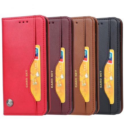 Flip Cover Samsung Galaxy S10 Plus Simili Cuir Porte-Cartes