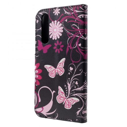 Housse Huawei P30 Papillons et Fleurs