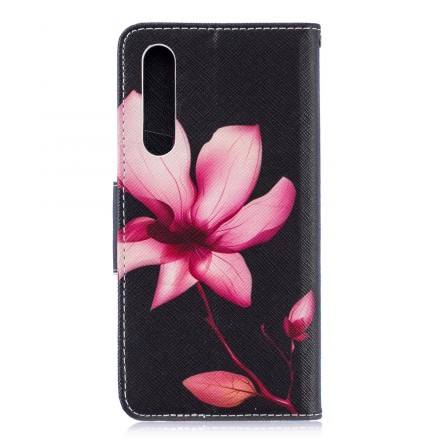 Housse Huawei P30 Fleur Rose