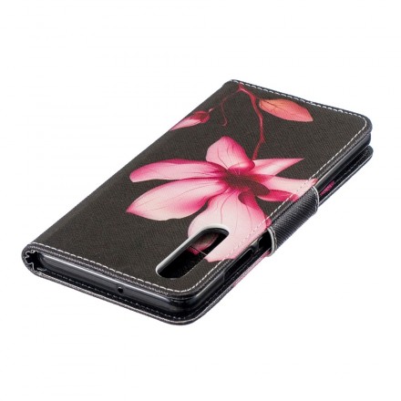 Housse Huawei P30 Fleur Rose