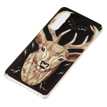 Coque Huawei P30 Cerf Majestueux Fluorescente