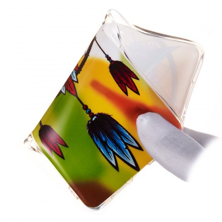 Coque Huawei P30 Attrape Rêves Hibou Fluorescente