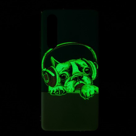 Coque Huawei P30 Chien Fluorescente