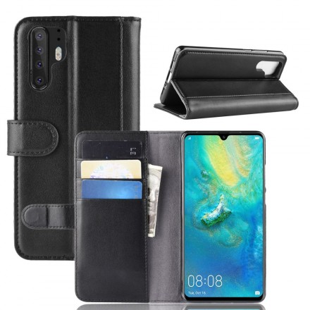 Housse Huawei P30 Pro Cuir Fendu