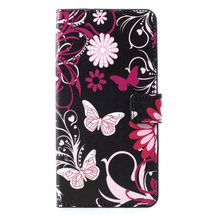 Housse Huawei P30 Pro Papillons et Fleurs