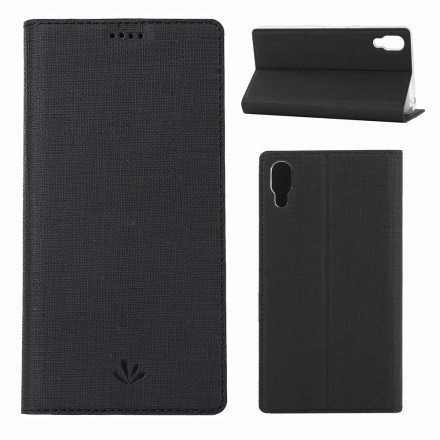 Flip Cover Sony Xperia L3 Texturée