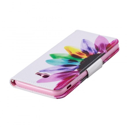 Housse Samsung Galaxy J4 Plus Fleur Aquarelle