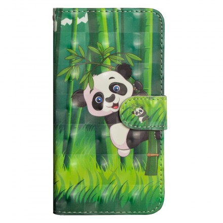 Housse Samsung Galaxy J4 Plus Panda et Bambou