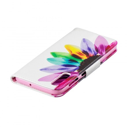 Housse Samsung Galaxy A50 Fleur Aquarelle