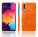 Coque Samsung Galaxy A50 Effet Cuir Litchi Performance