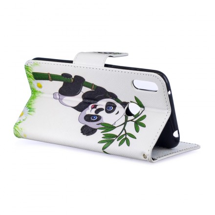 Housse Huawei Y7 2019 Panda Sur Le Bambou