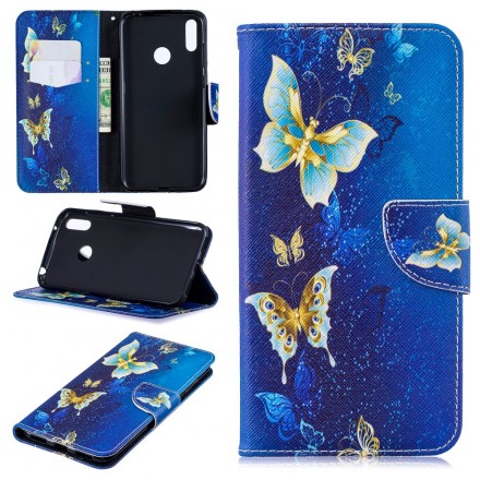 Housse Huawei Y7 2019 Papillons Dans La Nuit