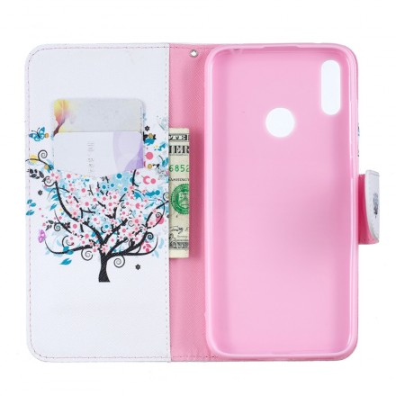 Housse Huawei Y7 2019 Flowered Tree