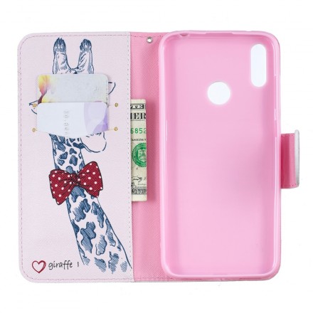 Housse Huawei Y7 2019 Girafe Intello