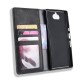 Flip Cover Sony Xperia 10 Simili Cuir Vintage Uni