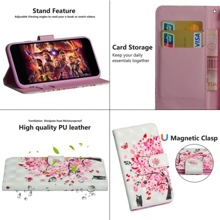 Housse Samsung Galaxy A30 Arbre Rose