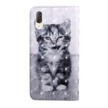 Housse Sony Xperia L3 Chat Noir et Blanc