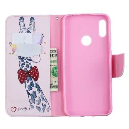 Housse Huawei Y6 2019 Girafe Intello