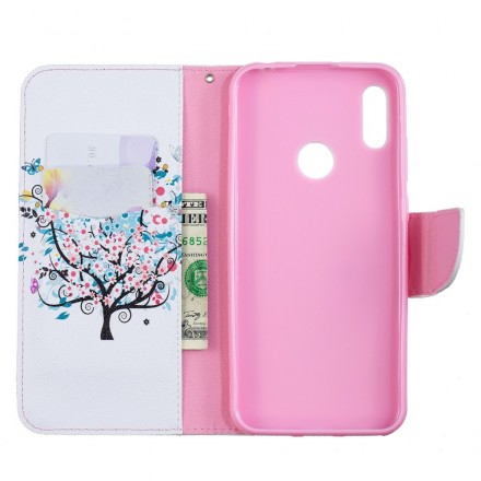 Housse Huawei Y6 2019 Flowered Tree